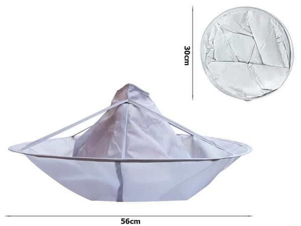 Frisørkappe / Klippekappe - Beskyt tøjet mod hår_MGF