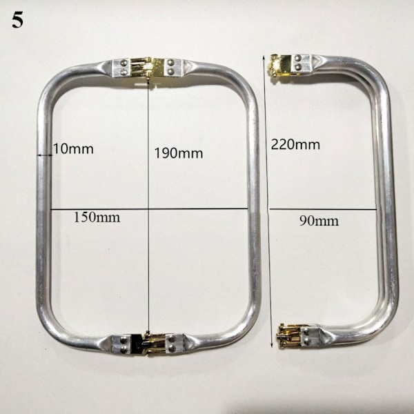 Kiss spenne håndtak metall lommebok ramme håndtak 200X92MM 200x92mm