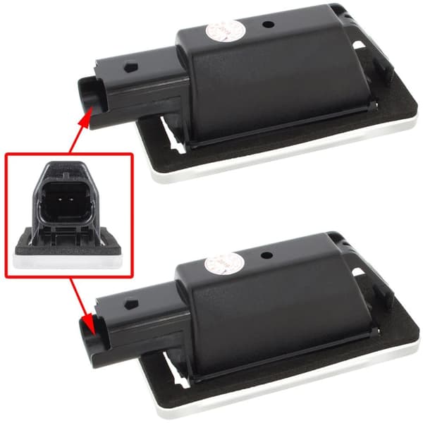 Citroën C5 III 2008- LED nummerpladelys 2-delt sæt_MGF