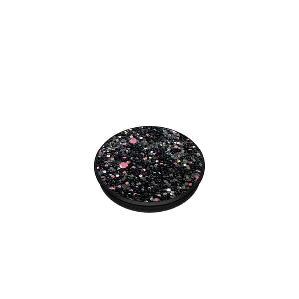POPSOCKETS Sparkle Black Avtakbart grep med stativfunksjon Premium Multifärg