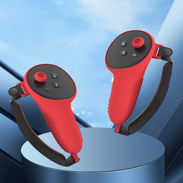 Svart silikon ladestativ for Samsung Galaxy Watch 5/5Pro | Trådløs holder Red