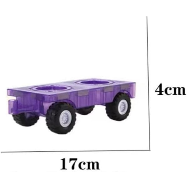 Magneettiset valosäteet -rakennuspalikat, 75 osaa, STEM-lelu lapsille 3-12 vuotta, autosetti Car Set