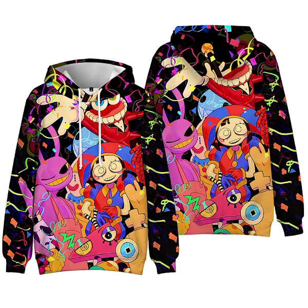 Barn The Amazing Digital Circus Pojkar Hoodies Långärmade Toppar AA A 150cm