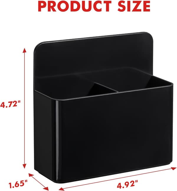 2-delad ABS Magnetisk Organizer - Skåp- & Kylskåpstillbehör Svart