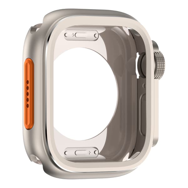 Durable Metal Case for Apple Watch Series 10 46mm Silver Silver