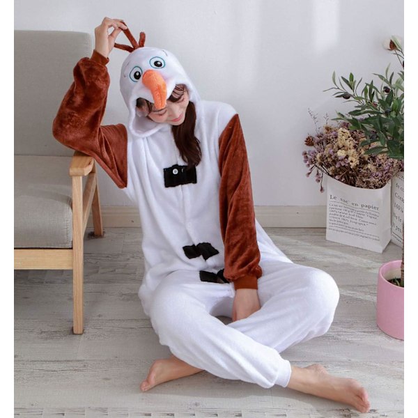 Naisten Onesie, Aikuisten Miesten Haalarit, Kigurumi Onesie, Yksisarvisen Pyjamat, Flanelli Pyjamat, Eläimen Onesie, Halloween-asu, Jouluvaatteet Olaf M