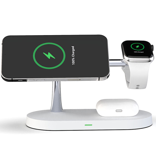 3-i-1 MagSafe trådlös laddare för iPhone / Apple Watch / AirPods