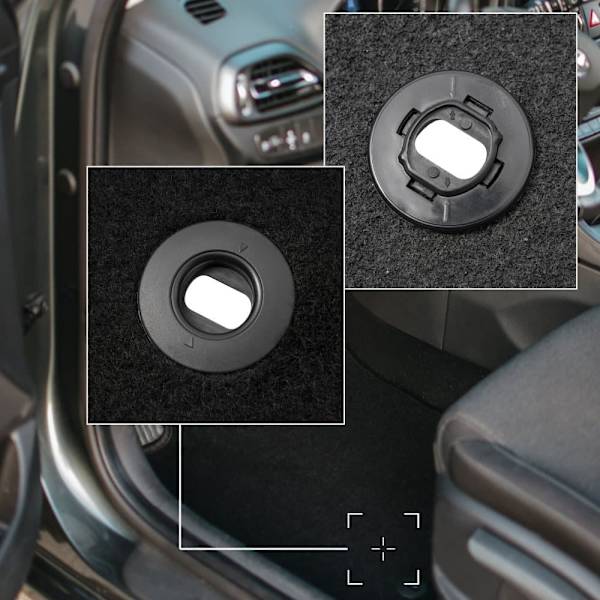 BASIC sorte velourmåtter til: Toyota Corolla XII / E17 hatchback, sedan, stationcar (2018-)_MGF