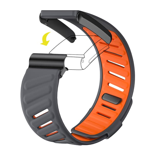 Silikonearmbånd til Whoop Band Orange Orange