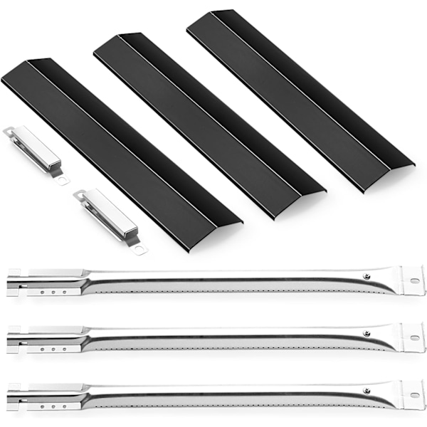 7636 & 67046 Flavorizer-tangot Weber GS4 Spirit 2 -sarjaan, korvaa Weber Spirit E/S-310 320 330, Spirit II E-310 310 300 -grillin osat, liekinsuoja 11851