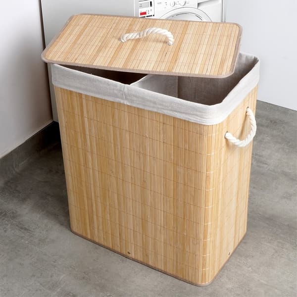 Beige tvättkorg i bambu 90 l_MGF