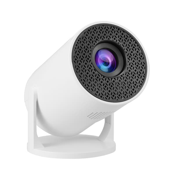 M5pro Mini HD Home Projector with EU Plug - Perfect for Movie Nights and Presentations White White