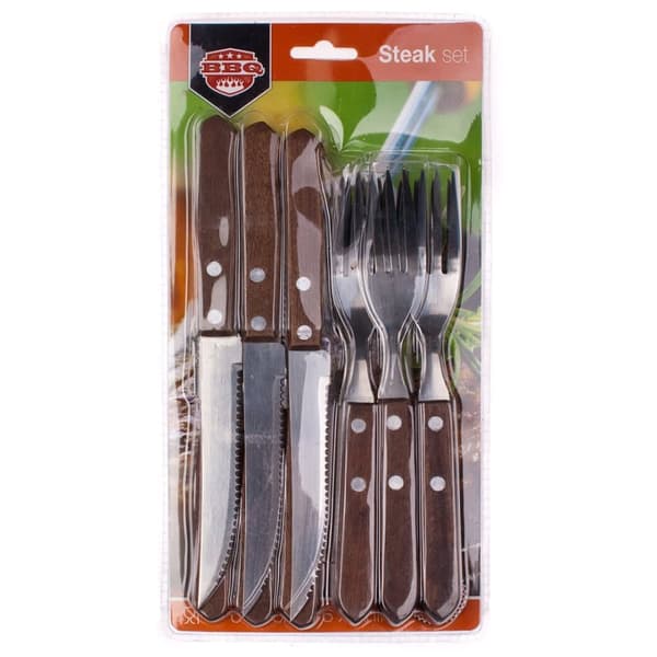 BESTICK SET PIZZA STEAK BESTICK 12 st GLAD GRÖN_MGF