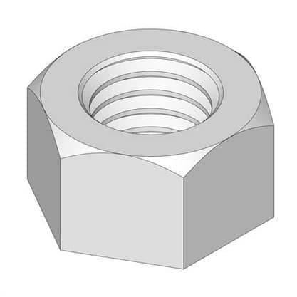 Mutter 1 2-13 sekskant RDM deler Toro 3218-18 R443818_MGF
