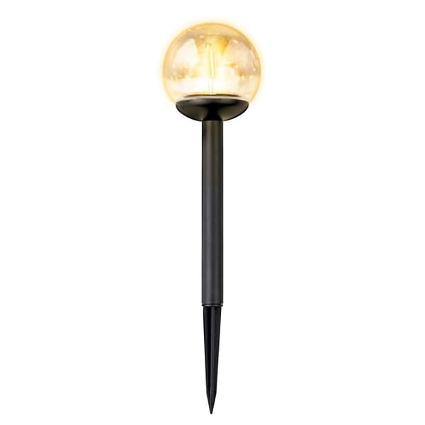 Solcellelampe, transparent kule, 4 stk. Ilumen LS-103_MGF