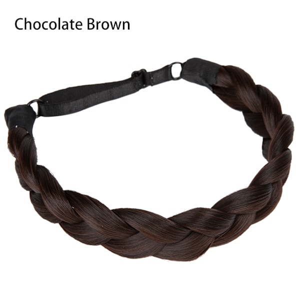1 kpl Synteettinen Punontahiukset Punokset Säädettävän Vyön Kanssa Punottu Bohemian Tyyli Naisten Hiustyyli 4 33 4 33 Athree strand braid