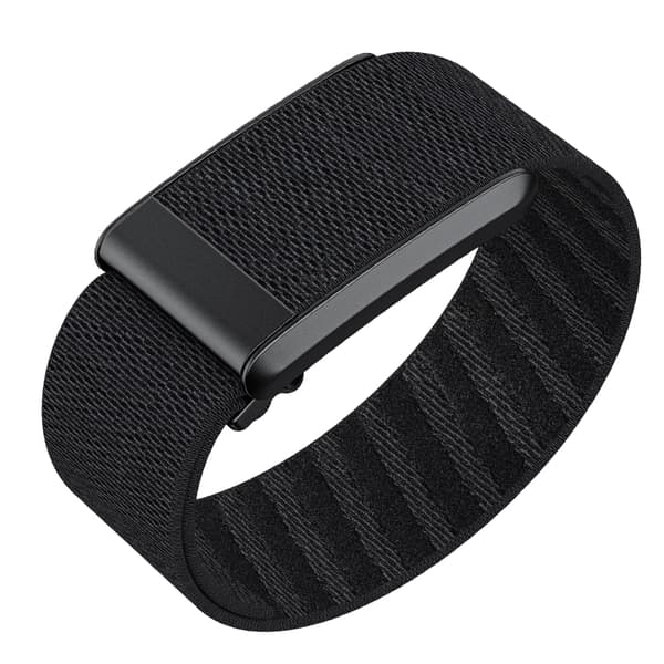Vævet nylon urrem til WHOOP 4.0 Sort Black