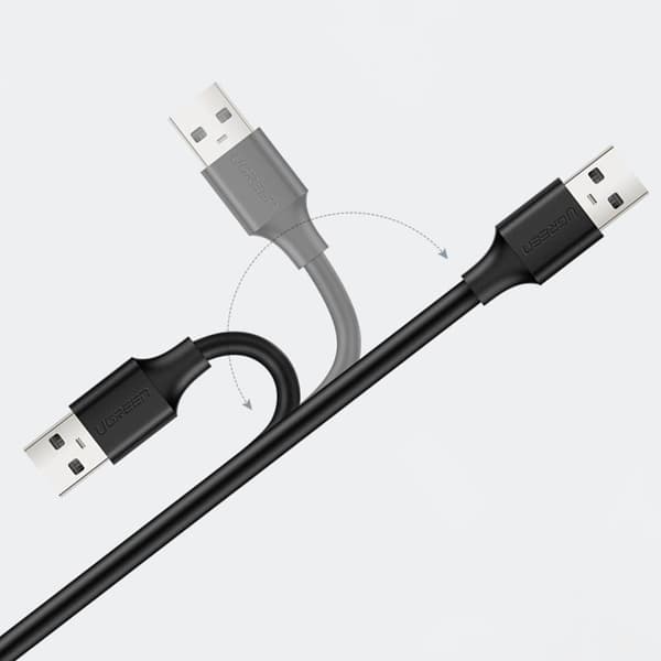 USB 2.0 forlængerkabel 480Mb/s 1,5m sort_MGF