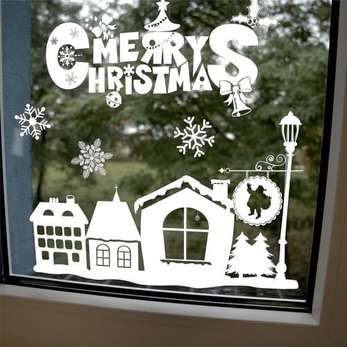 Joulukoriste Ikkuna - Tarrat_MGF