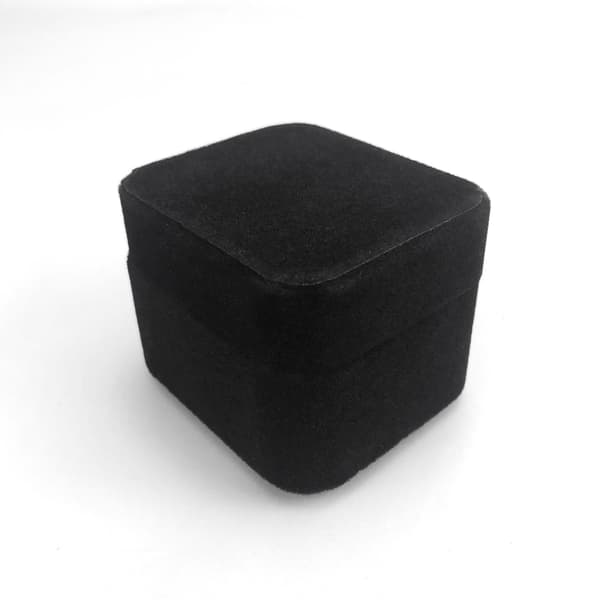 Smykkeskrin for ring, svart Black