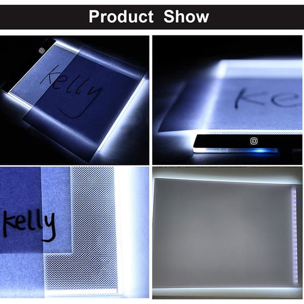A5 Lysplade 3.5W 0.6A 3 Niveauer Dæmpbar Touch Sensor LED Tegneplade LED Lysplade til Kalligrafi 2D Animation_MGF