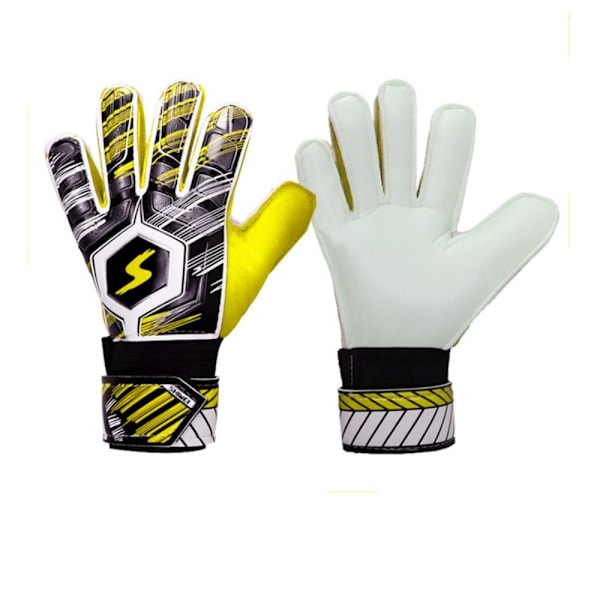 Målvaktshandskar Fotbollshandskar GULA STORLEK 8 gula yellow size 8