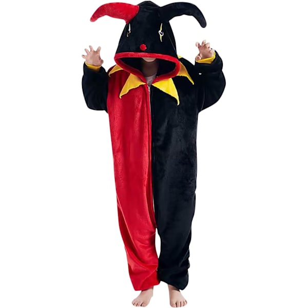 Børne/Unisex Fancy Dress Dyrekostume Onesie Pyjamas Jumpsuit Cosplay Kigurumi Julekostume Halloween Fancy Dress Demon 120