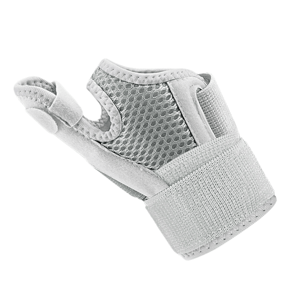 Compression Glove for Thumb and Wrist Support Grey Grey