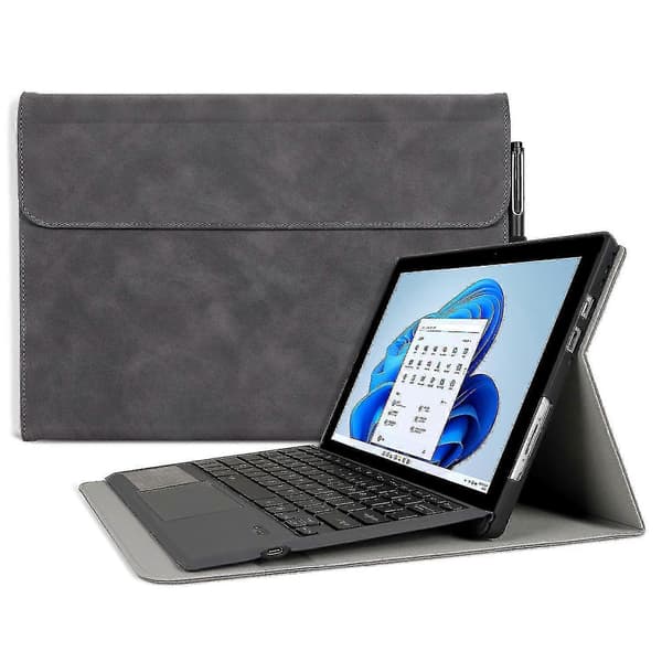 Til Microsoft Surface Pro 9 PU Læder Tastatur Etui Justerbart Stativ Anti-drop Tablet Beskyttelse_MGF