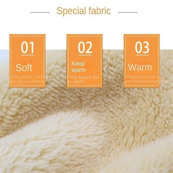 Sherpa Huva Skidmask Vinter Balaclava Kallt Väder Vindtät Justerbar Varm Huva Skydd Hatt Beanie Halsduk Khaki