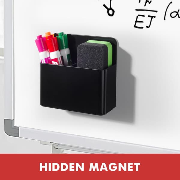 2-delad ABS Magnetisk Organizer - Skåp- & Kylskåpstillbehör Svart