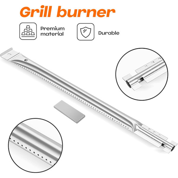7636 & 67046 Flavorizer Bars til Weber GS4 Spirit 2 Dele, Erstatning for Weber Spirit E/S-310 320 330, Spirit II E-310 310 300 Grilldele, Flammeskjold 11851