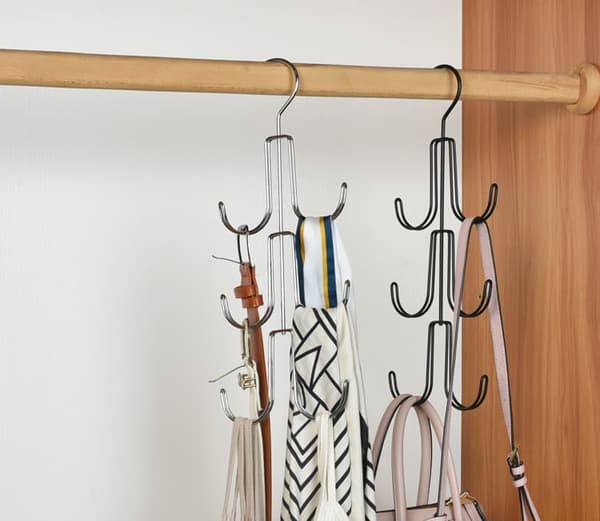 INF Hem Garderob Organizer Rack Svart