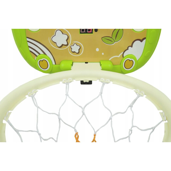 MINI BASKETKURV, BALLPUMPE, DISPLAY MED DISKNÆR_MGF