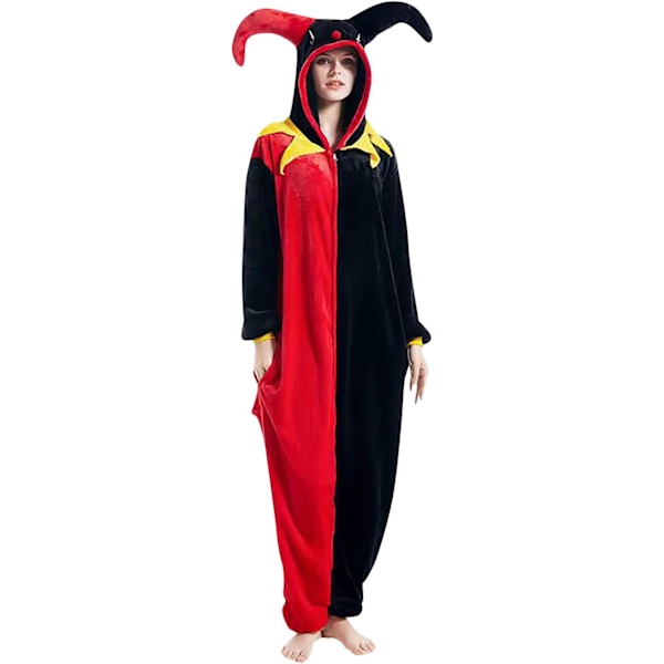 Damen Onesie, Voksen Herre Jumpsuit, Kigurumi Onesie, Unicorn Pyjamas, Flanell Pyjamas, Dyre Onesie, Halloween Kostyme, Juleklær Demon S