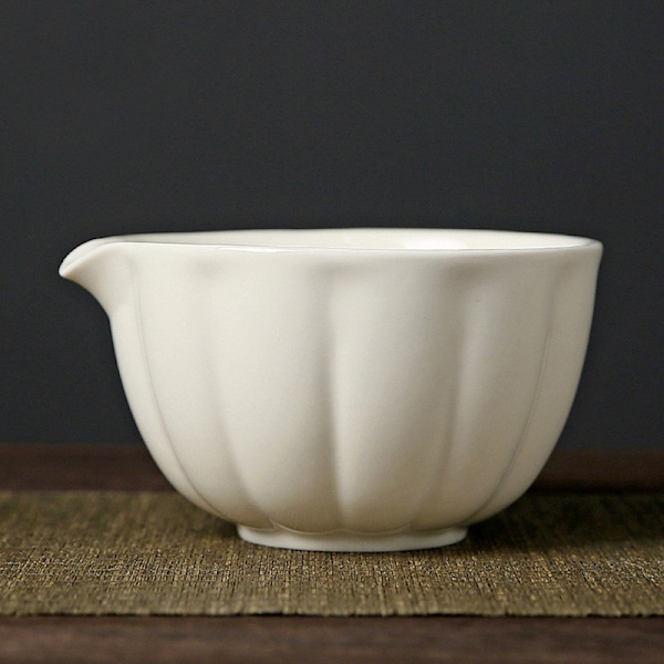 Keramisk Matcha te, inklusive matcha skål og matcha piskeris, 5-delt sæt hvid white