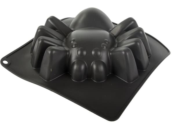 Stor silikonform for edderkoppkake til halloween_MGF
