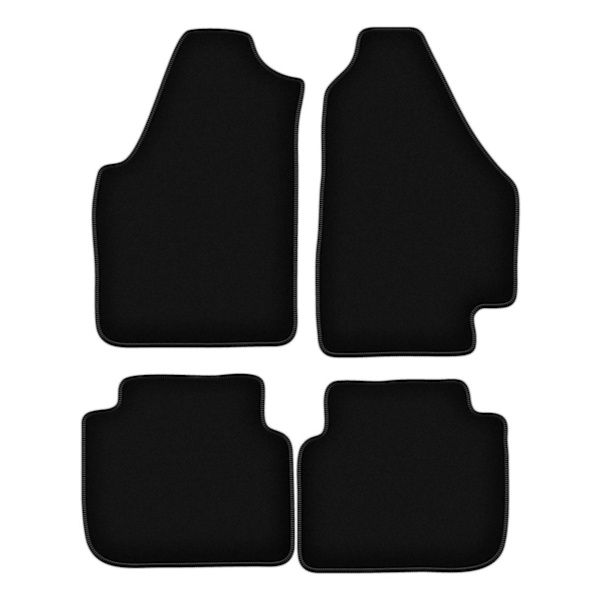 BASIC sorte velourmåtter til: Lancia Musa minivan (2004-2012)_MGF