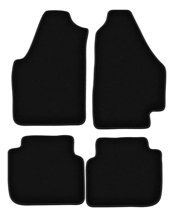 BASIC svarta velourmattor för: Lancia Musa minivan (2004-2012)_MGF