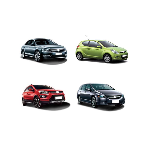 Sunshade Set for Car - 4 pieces (2 Front & 2 Rear) - 5D Carbon Fiber, Magnetic