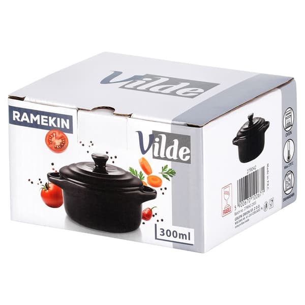 Porcelænsbageform med låg 300 ml_MGF