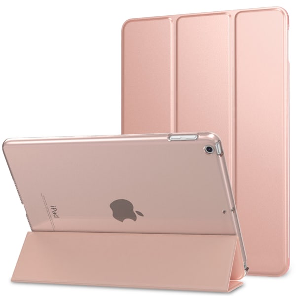 Fodral Passar Nya iPad Mini 5 7,9 tum - Slimmat Lätt Smart Skal Stativfodral med Transparent Frostat Baksidesskydd, med Auto Wake/Sleep