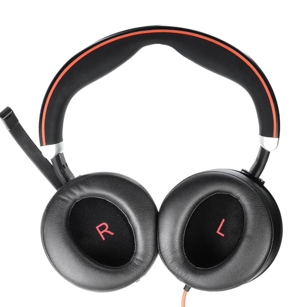 Øreputer for Jabra Evolve 80 UC 1 par Svart Black