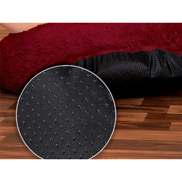 Fluffy hundeseng katteseng blødt pudebetræk sofaseng 80cm_MGF