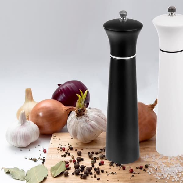 Sort pepperkvern i tre, 21,5 cm_MGF