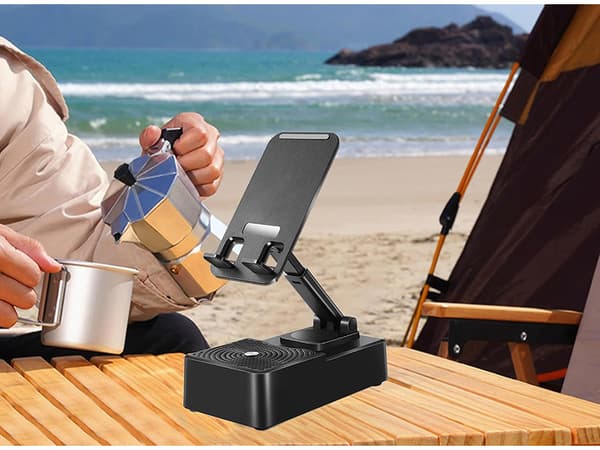 Puhelinteline + Bluetooth-kaiutin - Pöydälle tai tabletille_MGF