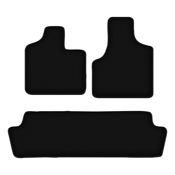 BASIC sorte velourmåtter til: Chrysler Voyager IV minivan (2000-2008)_MGF