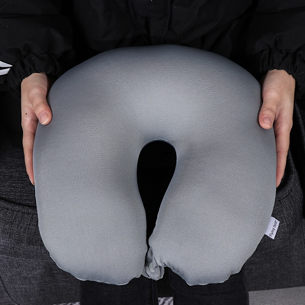 Pehmeät U-muotoiset matkakuddyt HARMAA HIIRI Grey Mouse