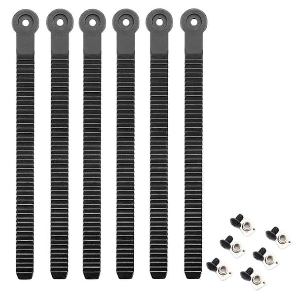 Snowboard Ankelstropp Bindingserstatning Robust Universal Enkel installasjon Ankelbindingsdeler Snowboardbindingsdeler 6 stk._MGF 6pcs