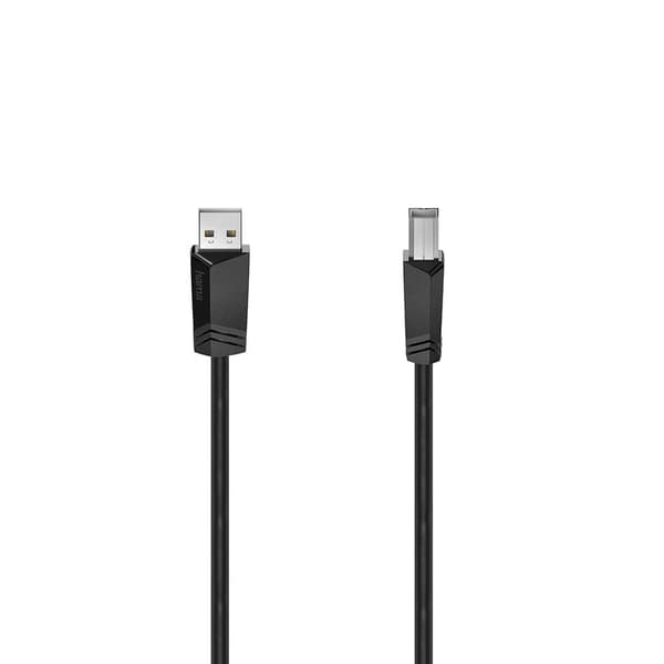 USB 2.0 -kaapeli 480 Mbit/s 1,5m Musta Svart